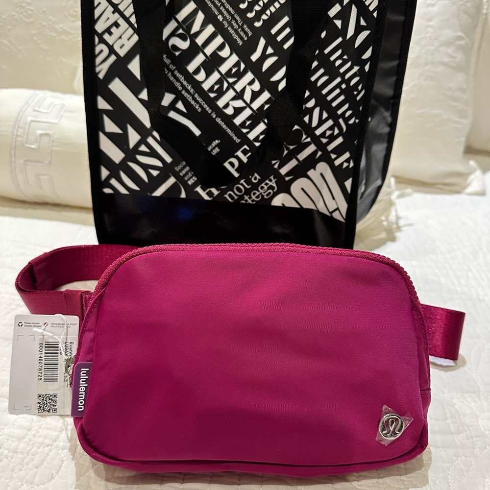 Rare Lululemon Everywhere Belt Bag Wild Berry